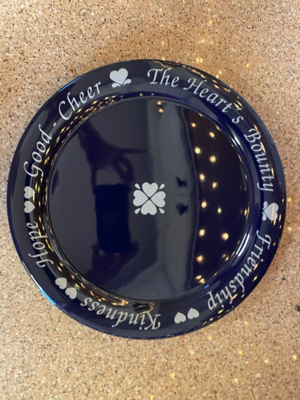 Waechtersbach friendship plate. Vintage.